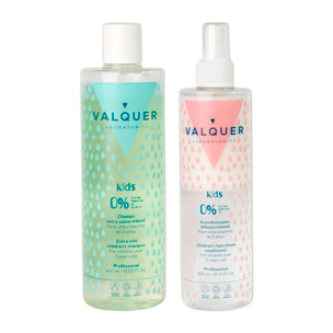 Valquer Pack champú y acondicionador bifásico infantil - 400 ml + 300 ml