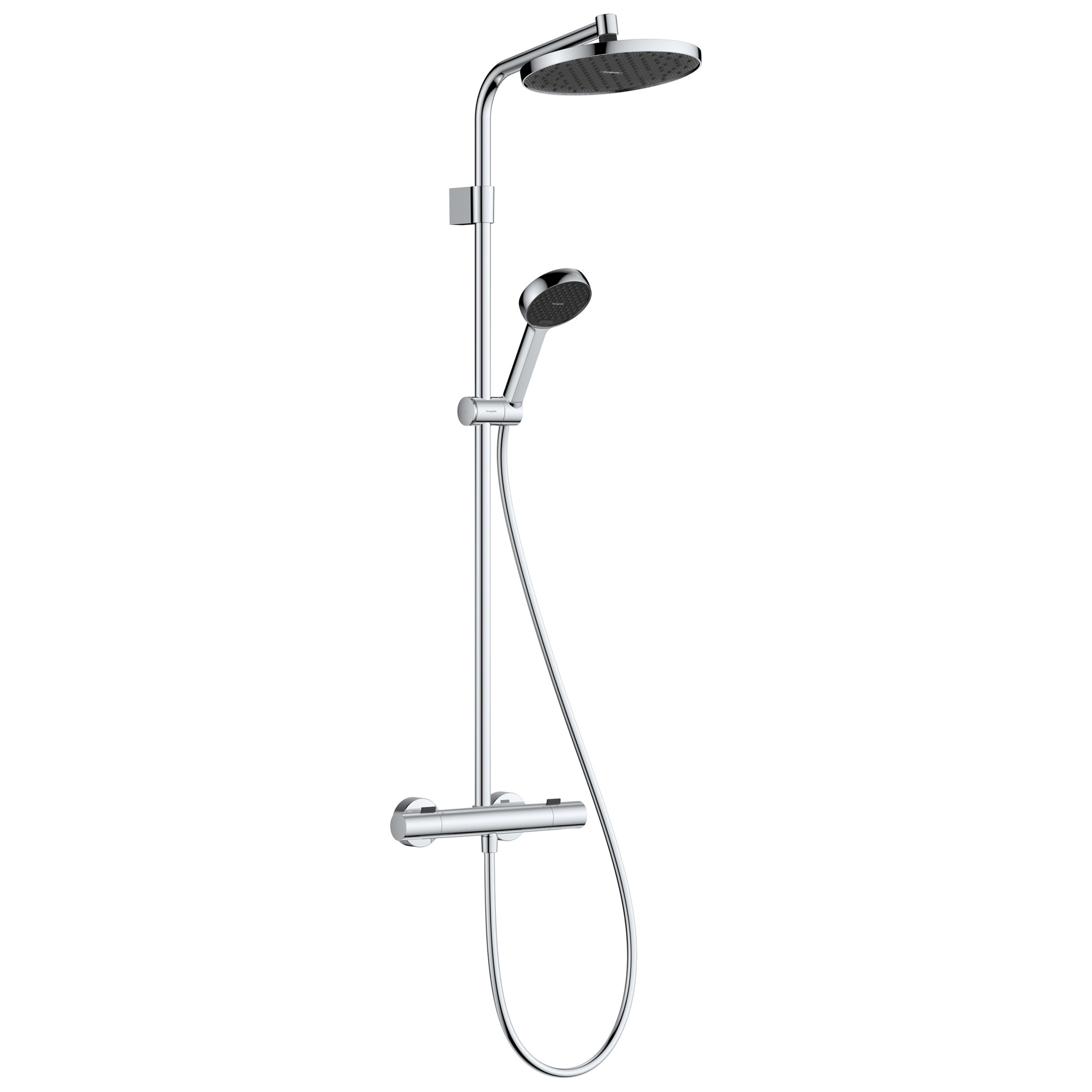 Colonne de douche thermostatique Activera S 240 EcoSmart chromé