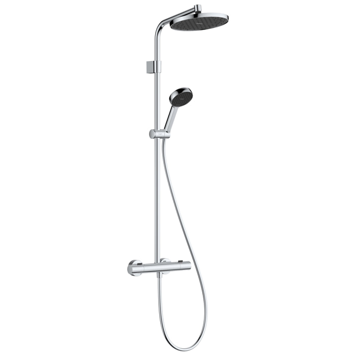 Colonne de douche thermostatique Activera S 240 EcoSmart chromé