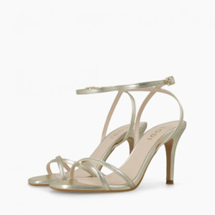 SANDALIAS DORADAS SIBAR