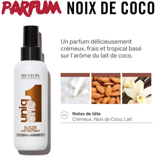 UNIQONE™ - Masque spray Sans Rinçage 10 Bienfaits Coco 150 ml