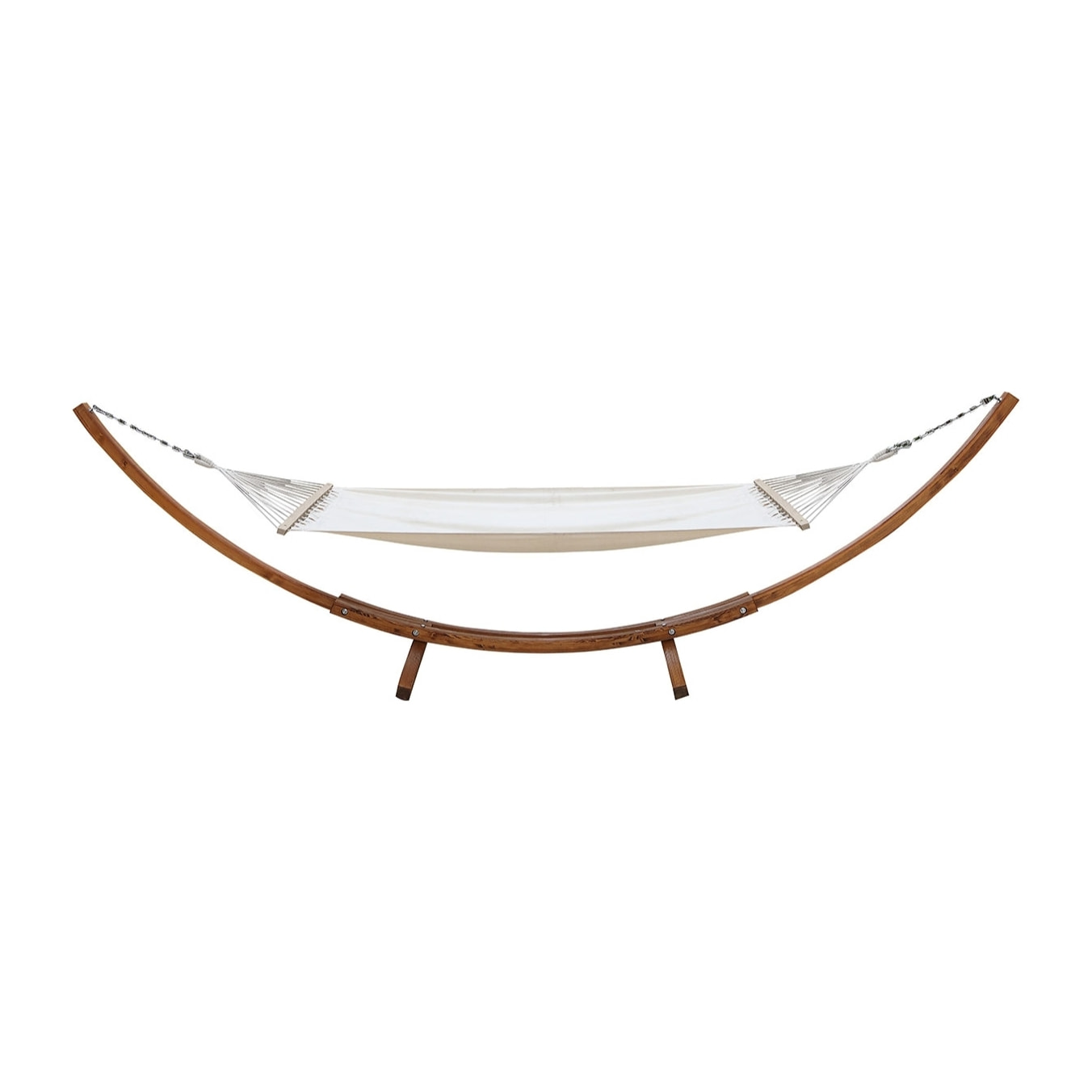 Hamac sur support 3,15 m en bois écru ARYN