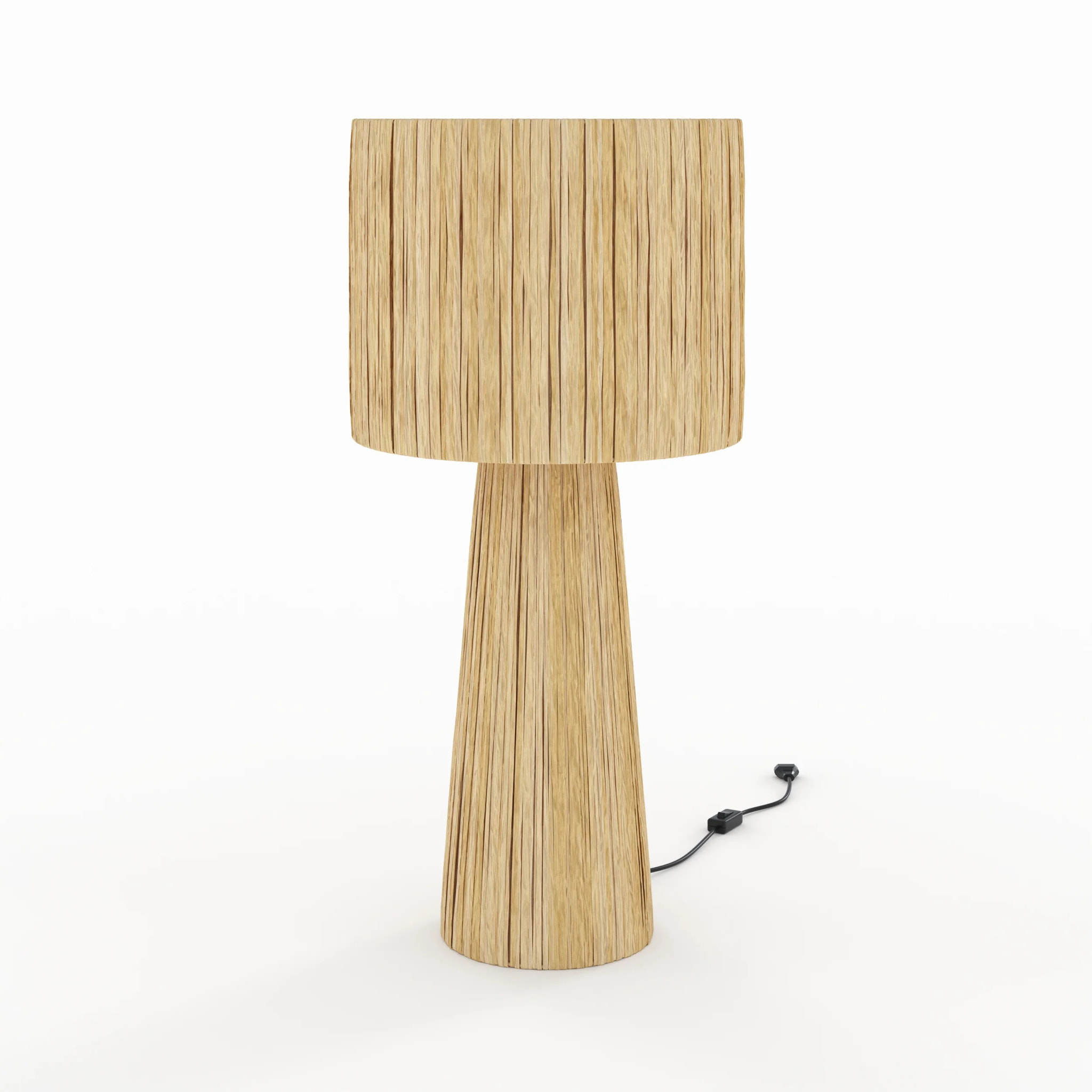 Grande lampe en feuille de palmier - Soléa