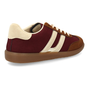 Zapatillas deportivas mujer casual efecto ante con cordones