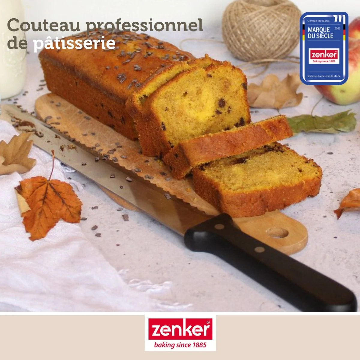 Couteau professionnel pour gâteau 30 cm Zenker Smart Pastry