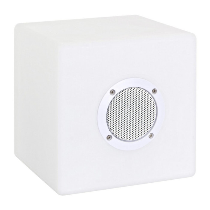 Lampada CUBO a LED con speaker 20x20 cm