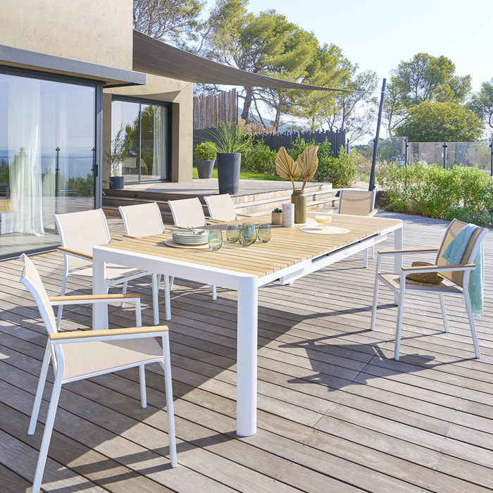 Table de jardin extensible "Paradize" acacia 12 places
