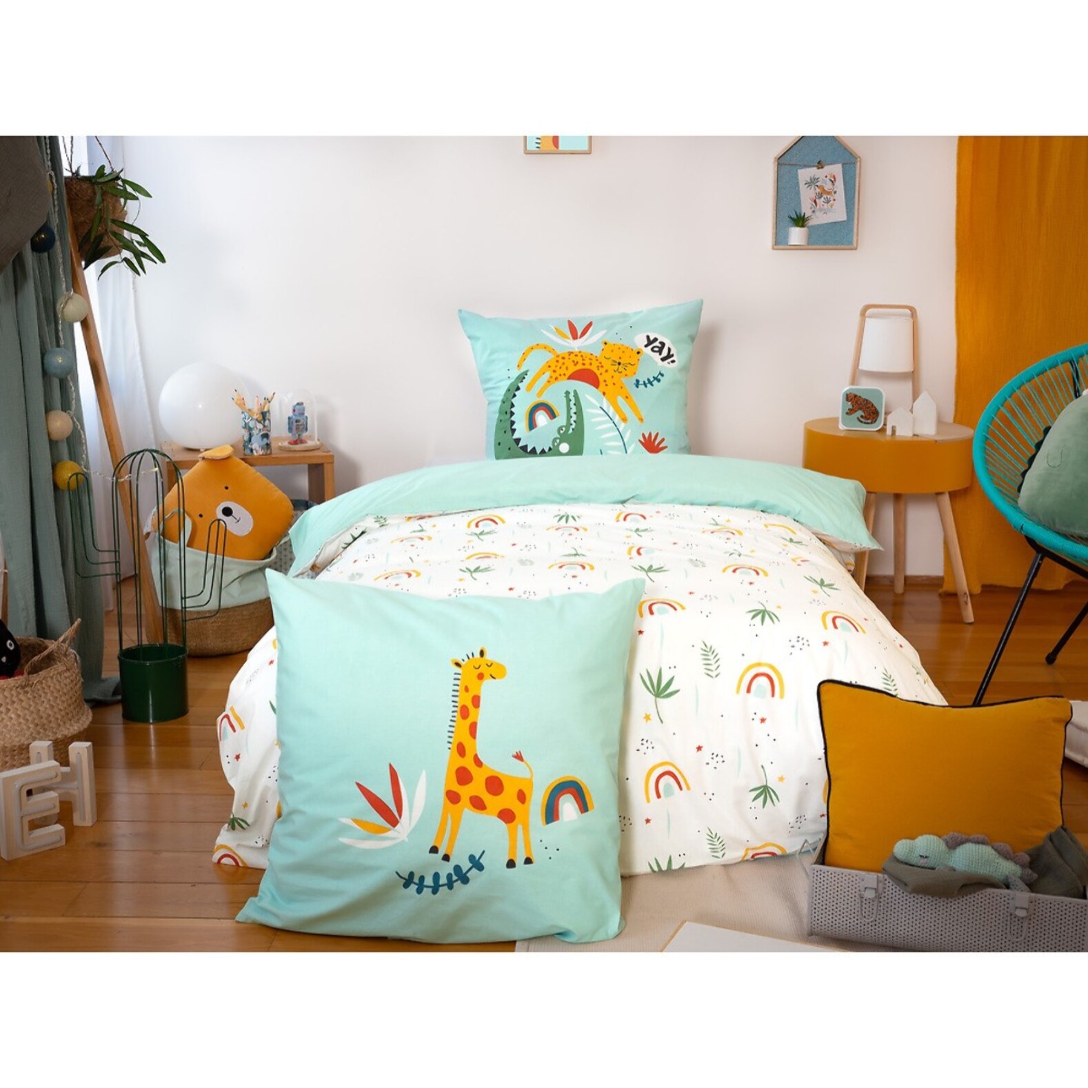 Parure de lit enfant 100% coton - POUMBA