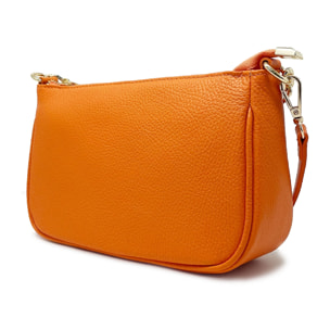 Chicca Borse Pochette Clutch  Arancione