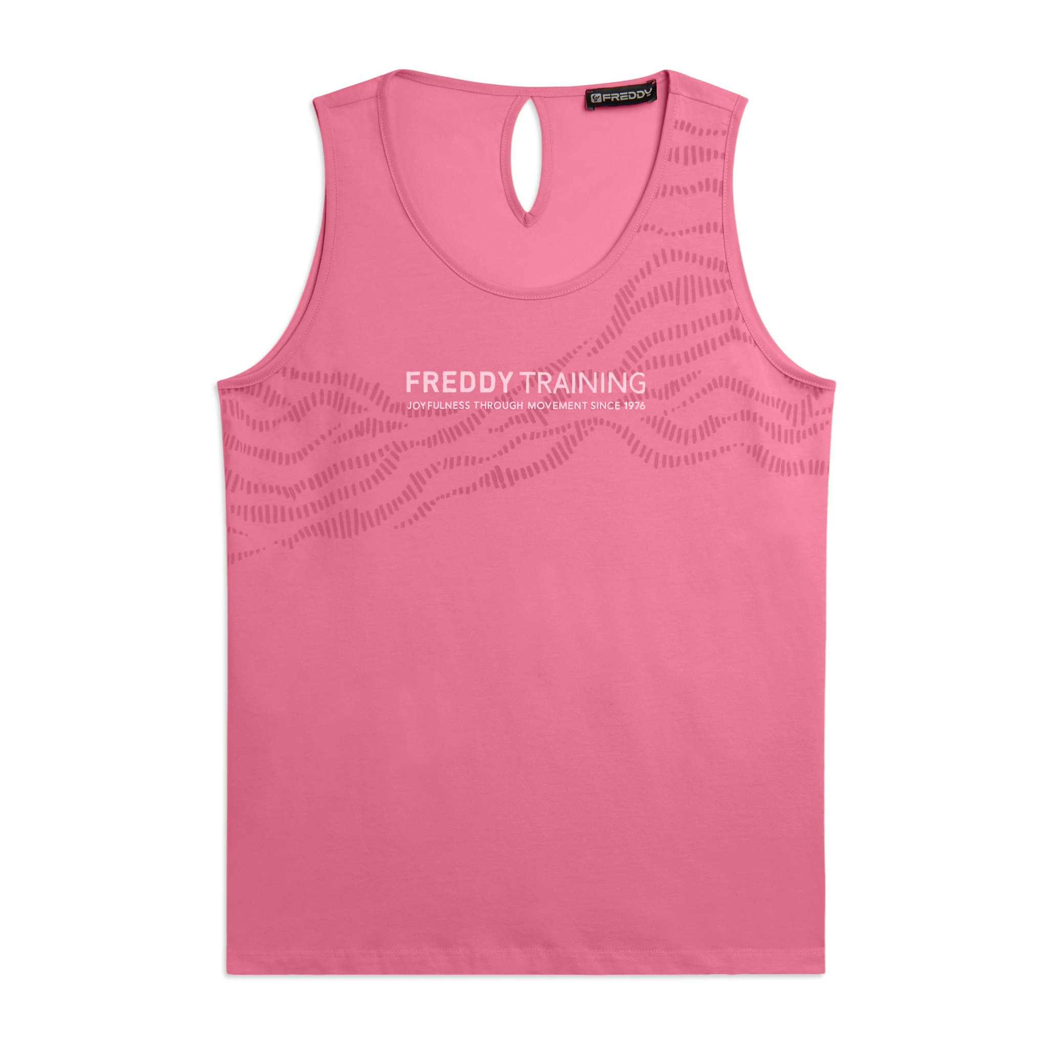 Canotta con Dettaglio Cut-Out e Grafica FREDDY