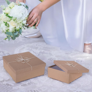 Set 2 scatole - Pezzi 2 - 30xH12x30cm - Bianchi Dino SpA