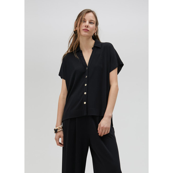 Camicia morbida in maglia