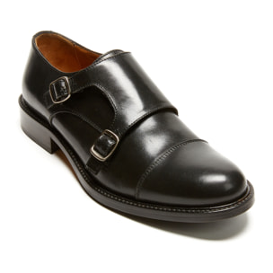 Monk strap British Passport Nero
