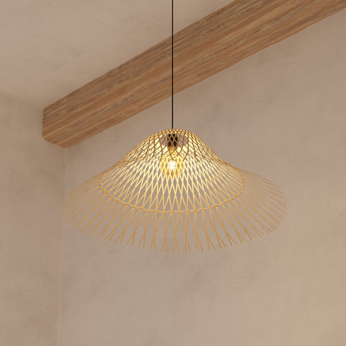 Suspension "Moxa" - bambou D76 cm