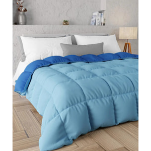 Piumino double face invernale Blu Azzurro in poliestere