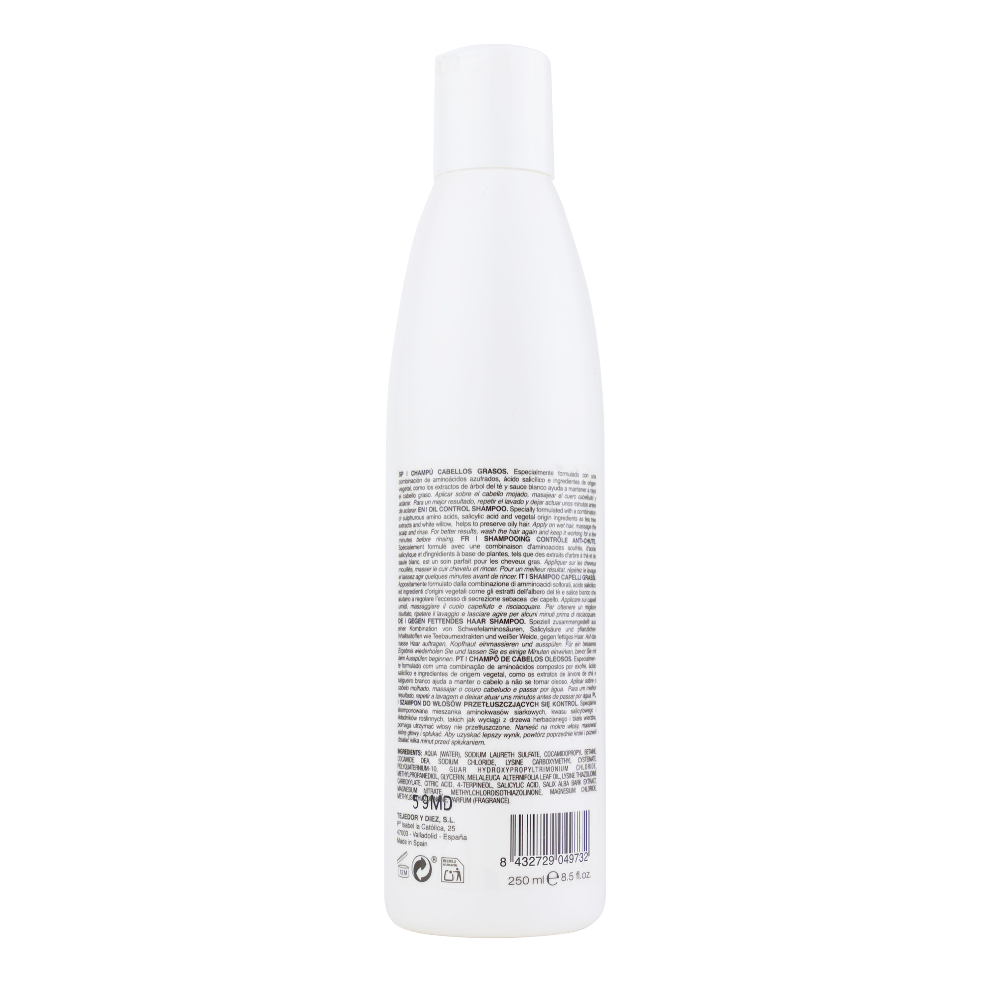Shampooing anti-graisse 250 ml.