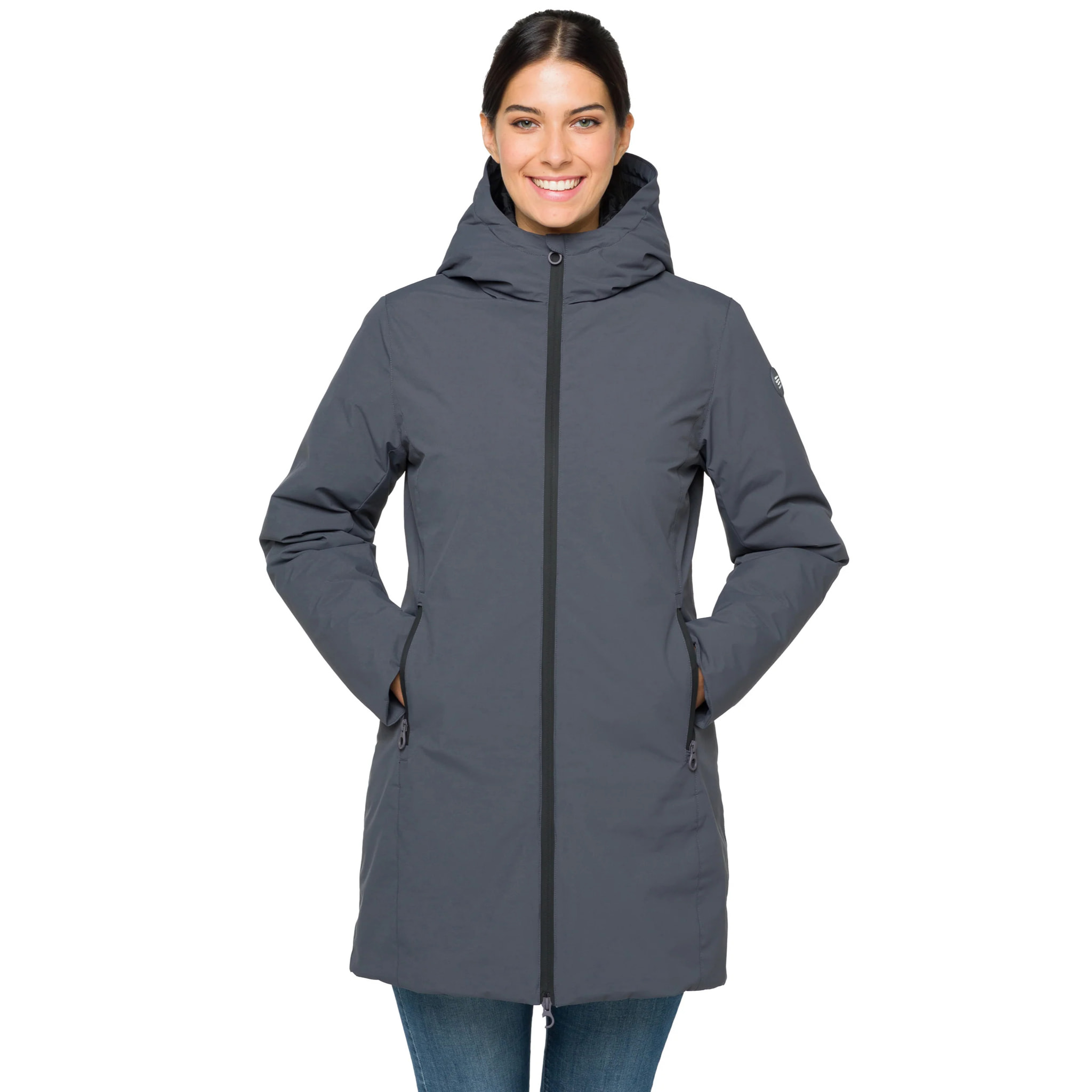 Parka ANOUK acolchada impermeable gris