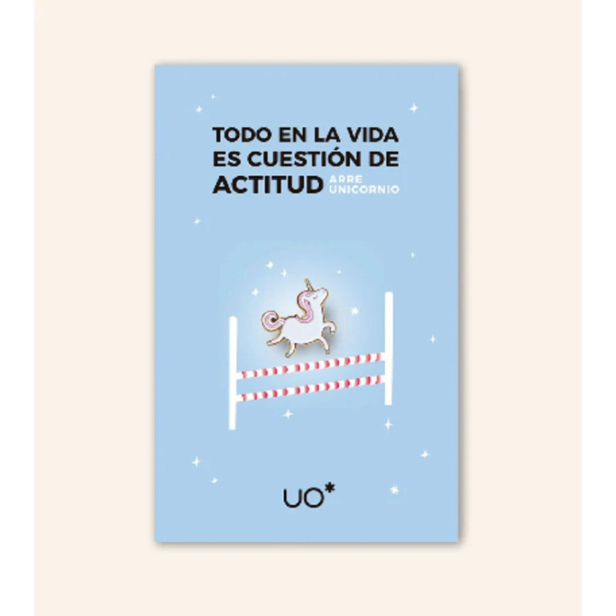 Postal "Todo es cuestión de actitud"
