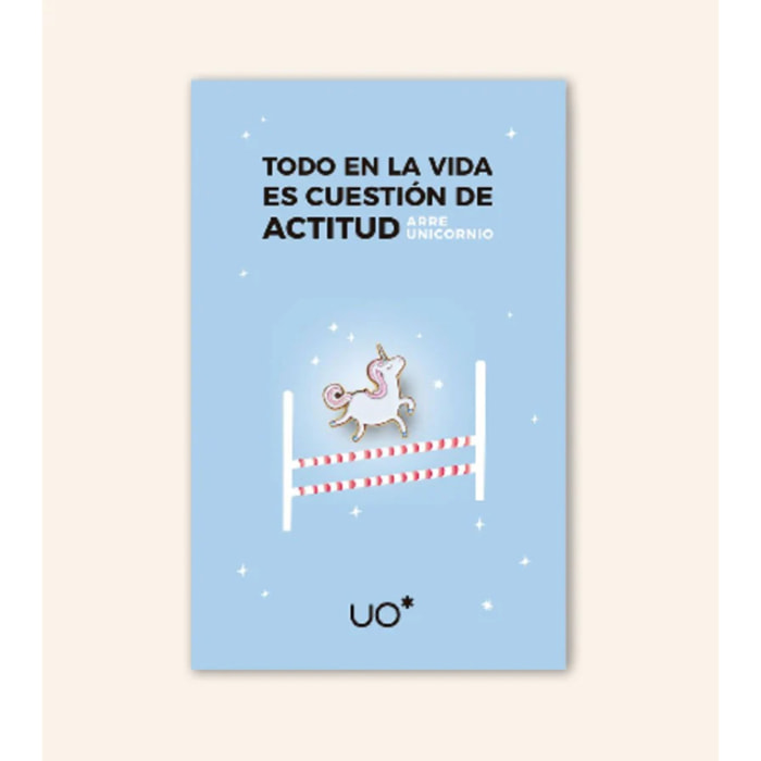 Postal "Todo es cuestión de actitud"