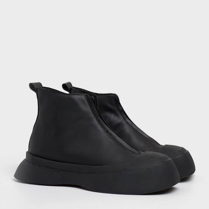 Zapatillas de piel Hanni High Negro