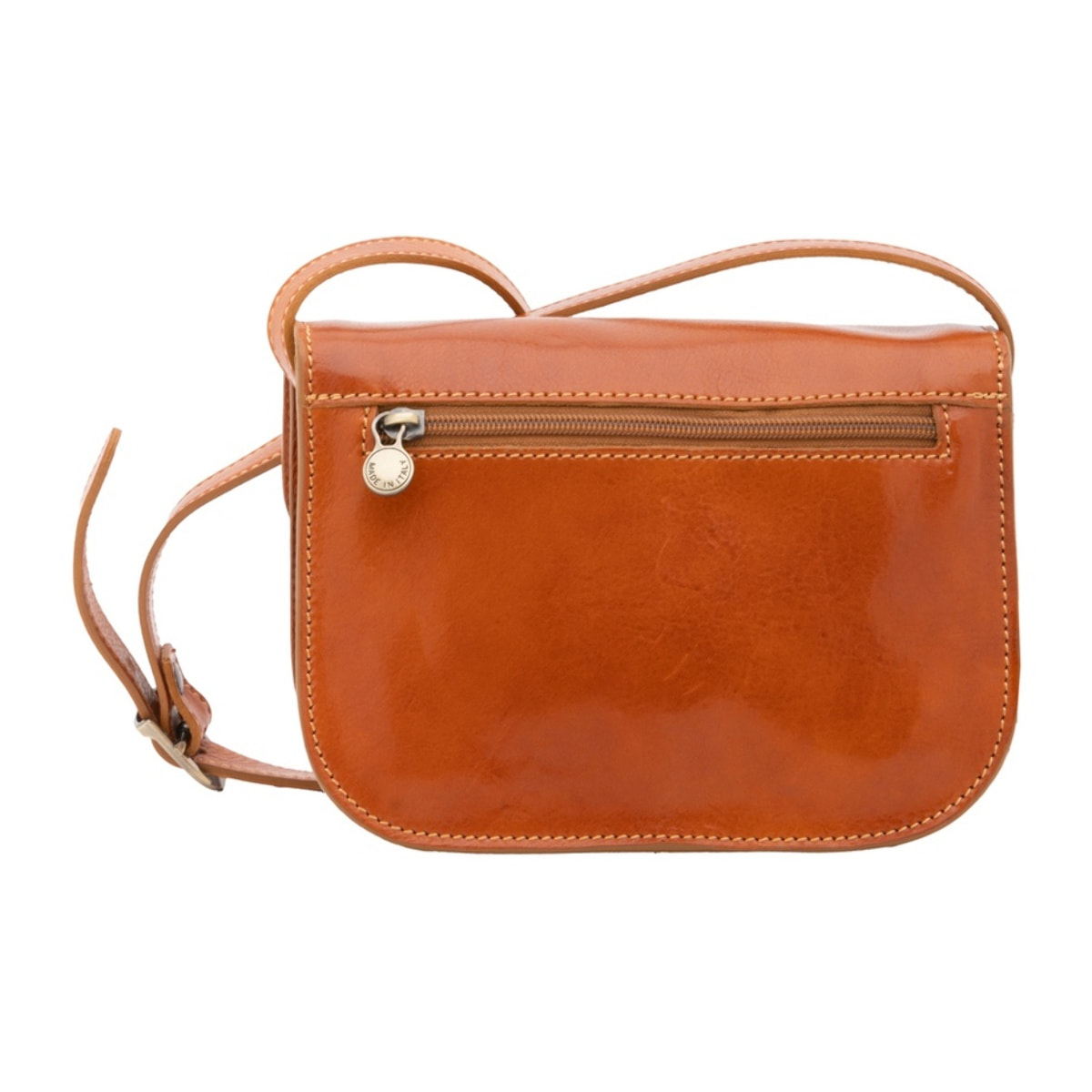 Borsa a tracolla da donna - Modello False - 100% pelle - 22.0 x 16.0 x 9.5 cm