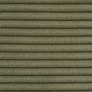 Chauffeuse velours côtelé 1 place kaki L 91 x P 105 x H 72 cm - SOKOL