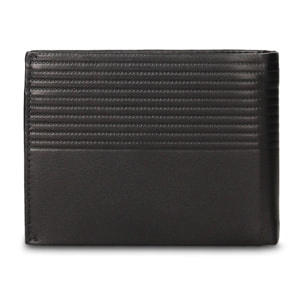 Portafoglio uomo in vera pelle - Modello Idris Ultra - Casual - 12.5 x 9.0 x 2.0 cm