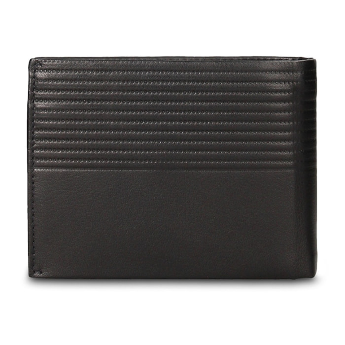 Portafoglio uomo in vera pelle - Modello Idris Ultra - Casual - 12.5 x 9.0 x 2.0 cm