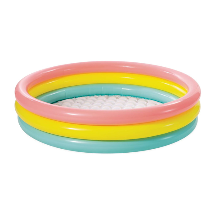 Intex Piscina Sunset Glow, Tre Anelli, 147x33 cm