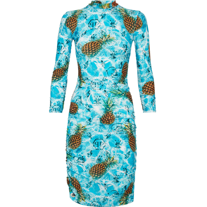 PHILIPP PLEIN Vestido corto PINEAPPLE SKIES