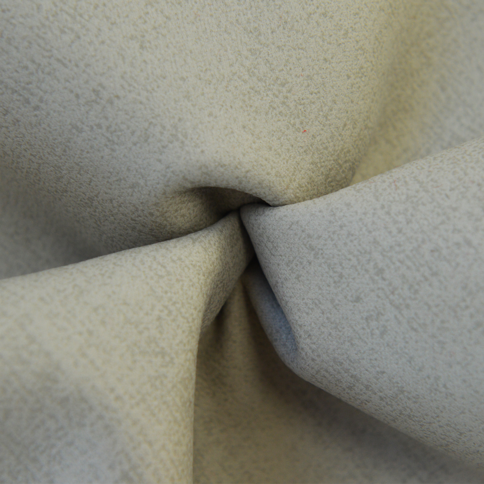 Tissu uni doublé polaire - Gris Perle