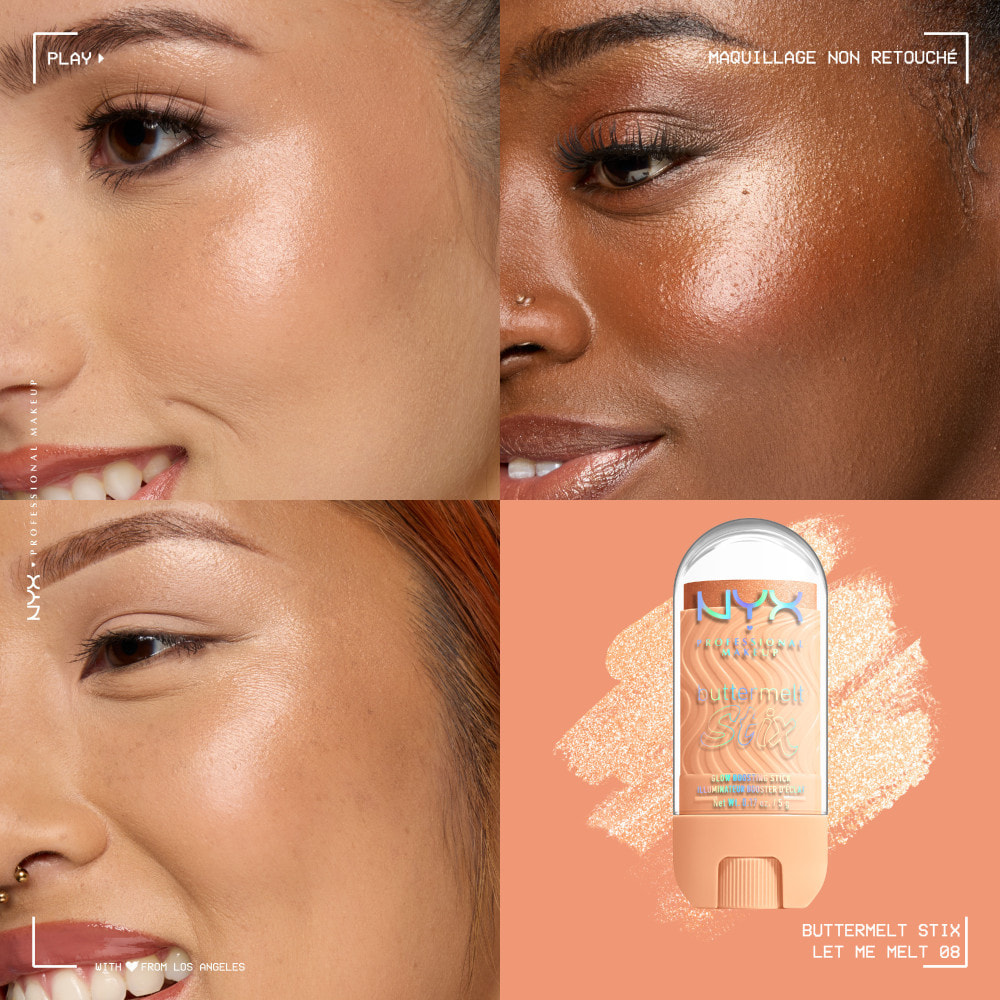 NYX Professional Makeup Buttermelt Highlighter Stix LET ME MELT