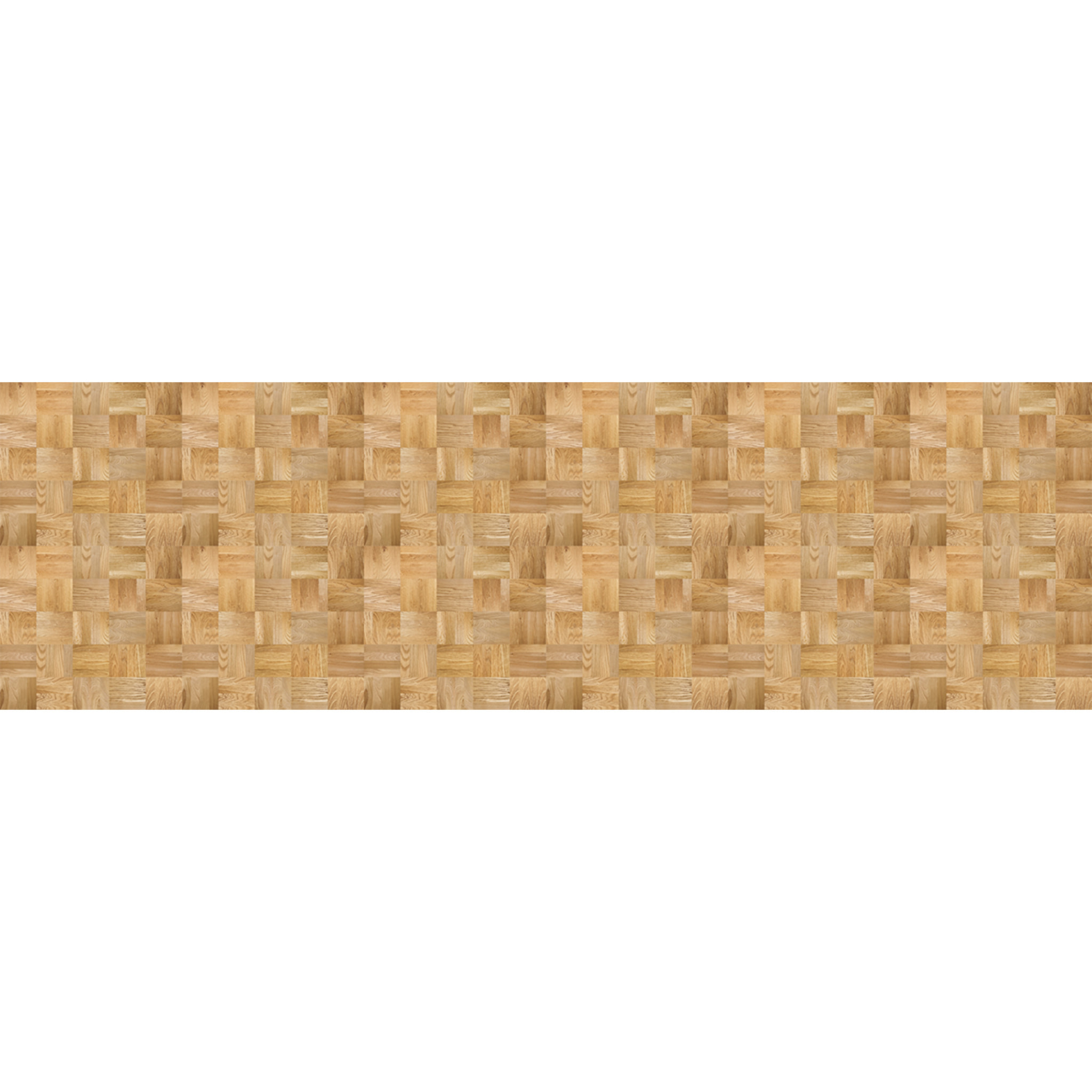 Revêtement sticker sol - PARQUET BOIS MOSAÏQUE - Rouleau adhésif Protection Anti-dérapant