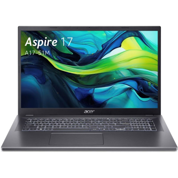 Ordinateur portable ACER Aspire A17-51M-77PH 17" Intel Core 7 150U 16 Go RAM DDR5 SSD 512 Go