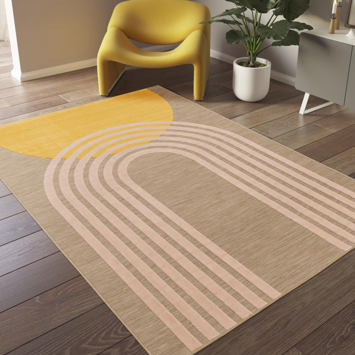 Tapis extérieur tissé kilim rectangle GOVU