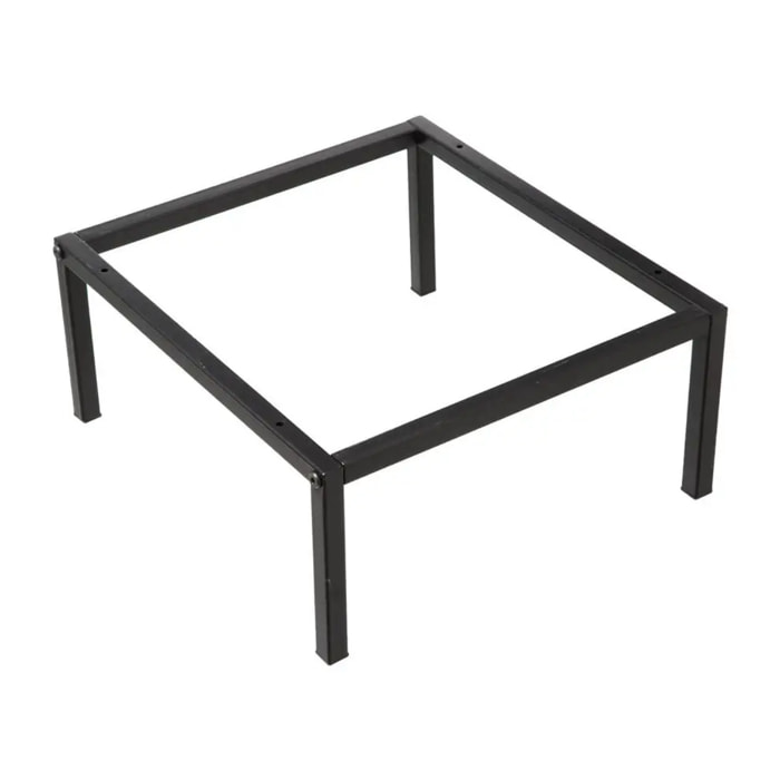 Pieds étagère métal 34x29cm Noir Mix N' Modul