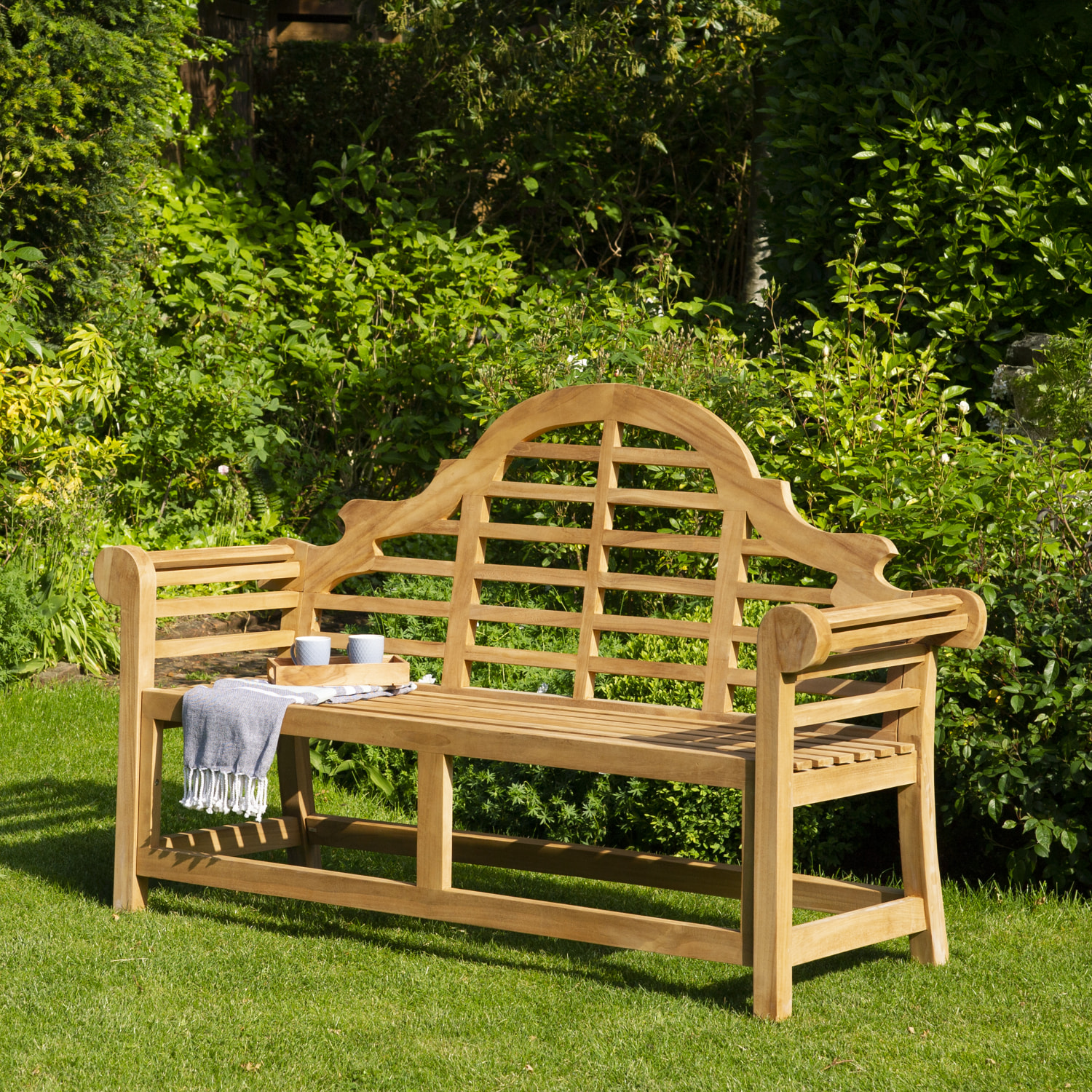 Banc de jardin en teck 150cm JAVA