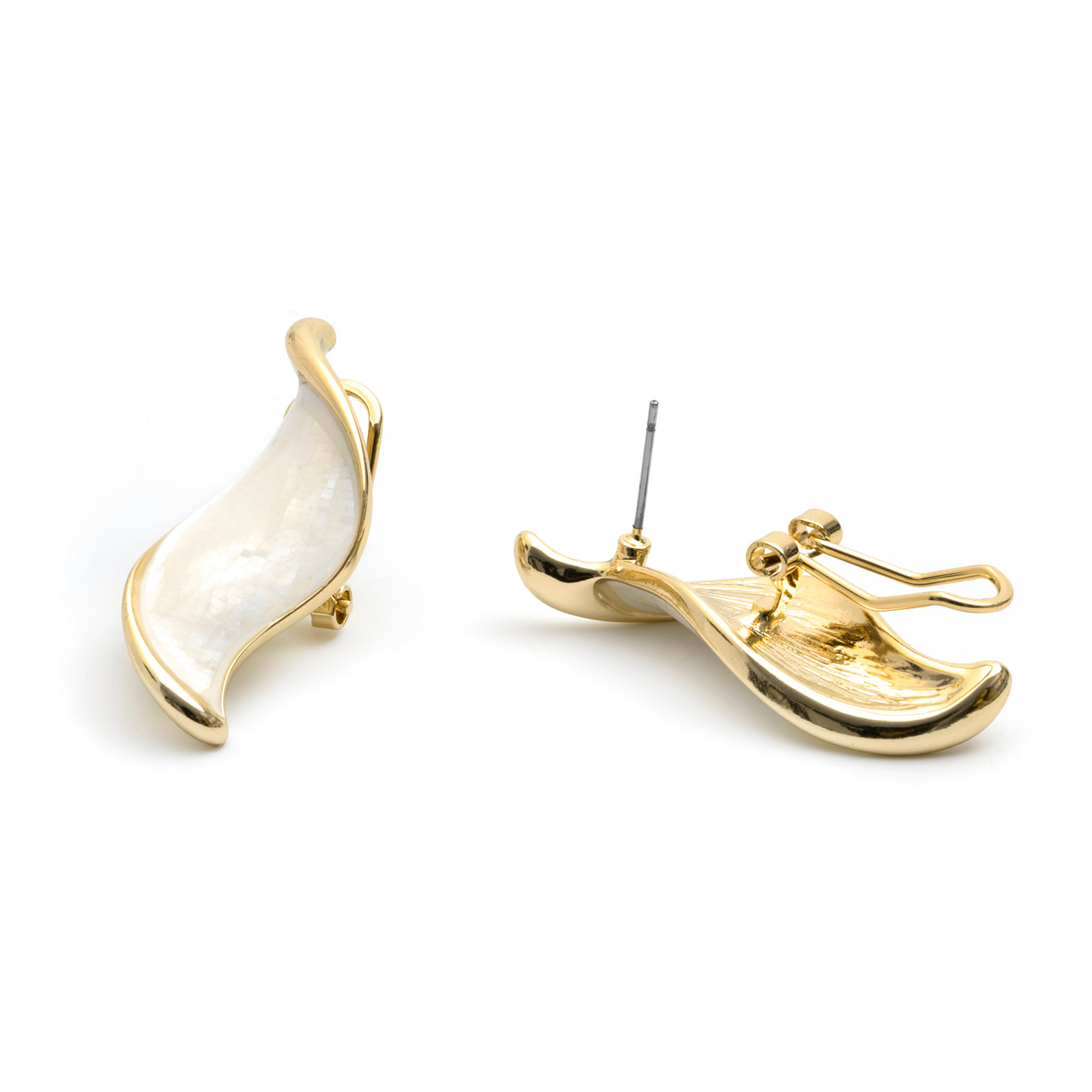 Pendientes Aisal acabado oro amarillo 18k