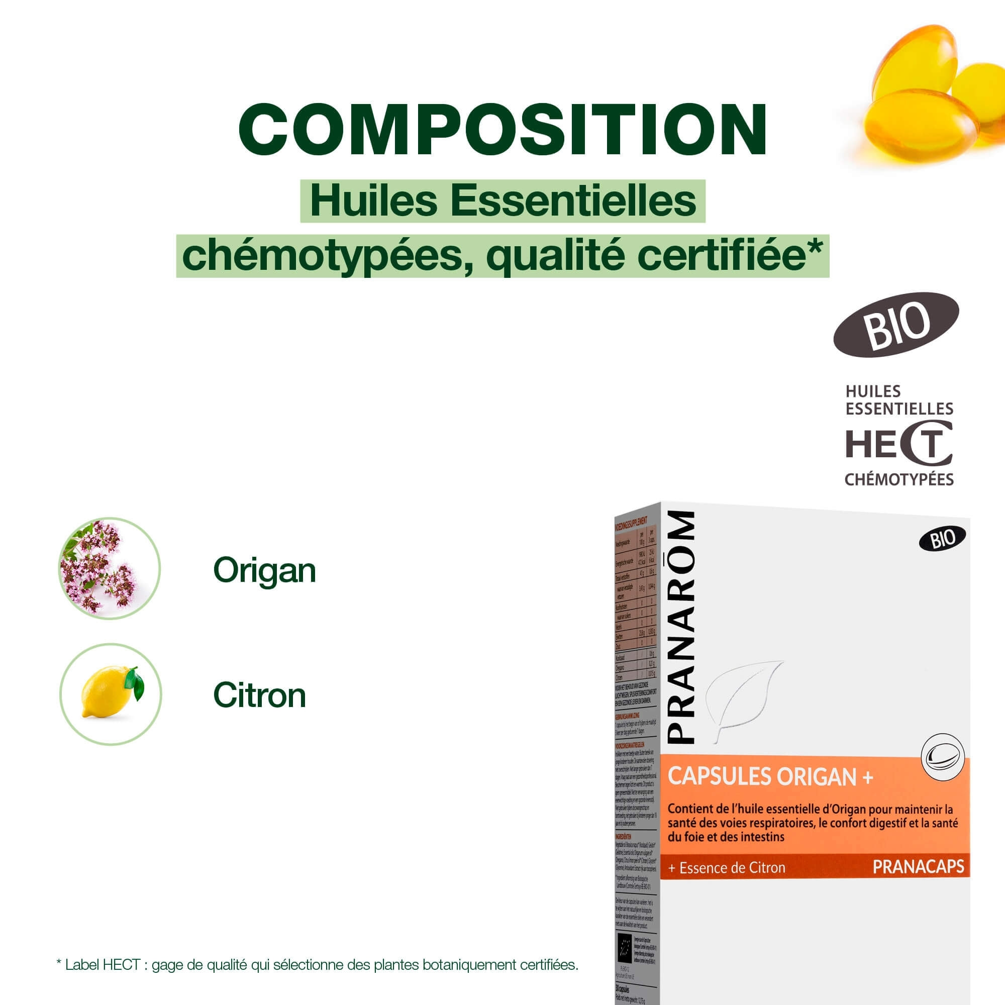 Pranarom - Pack Immunité & Digestion Bio - 30 capsules