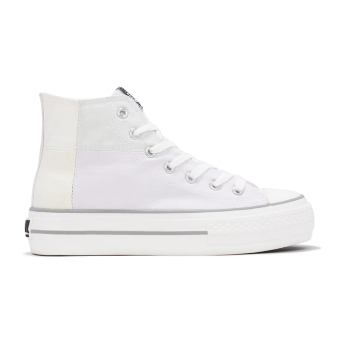 B&W Break&Walk - Sneakers Alte Doppia Piattaforma Casual per donna comode