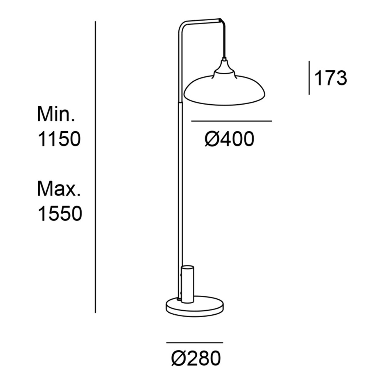 Forlight Korg pie de salon con pantalla de cuerda natural para bombilla E27