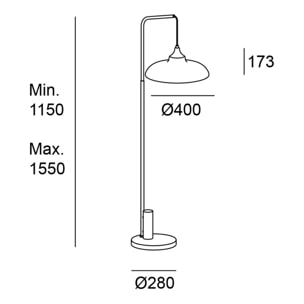 Forlight Korg pie de salon con pantalla de cuerda natural para bombilla E27