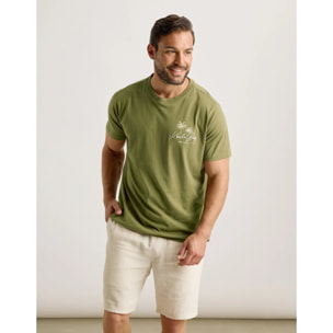 Camiseta Manga Corta Caqui - Dawes