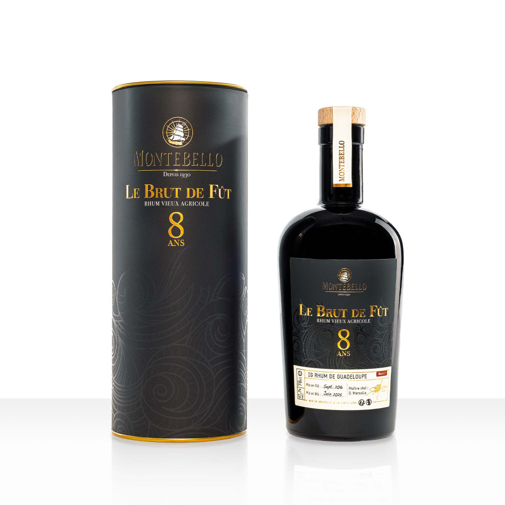 Rhum Vieux Agricole Montebello 8 ans Brut de Fût BATCH 2 - Guadeloupe | 47.7% vol | 70cl