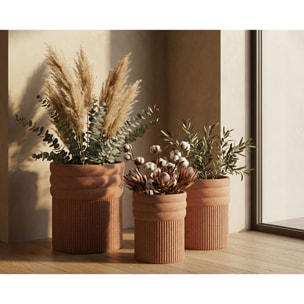 CACHEPOT DA ESTERNO COLOMBIA TRIS CM Ø 41,5X50-36X45-30,5X39,5(APER.CMØ27-32-37)