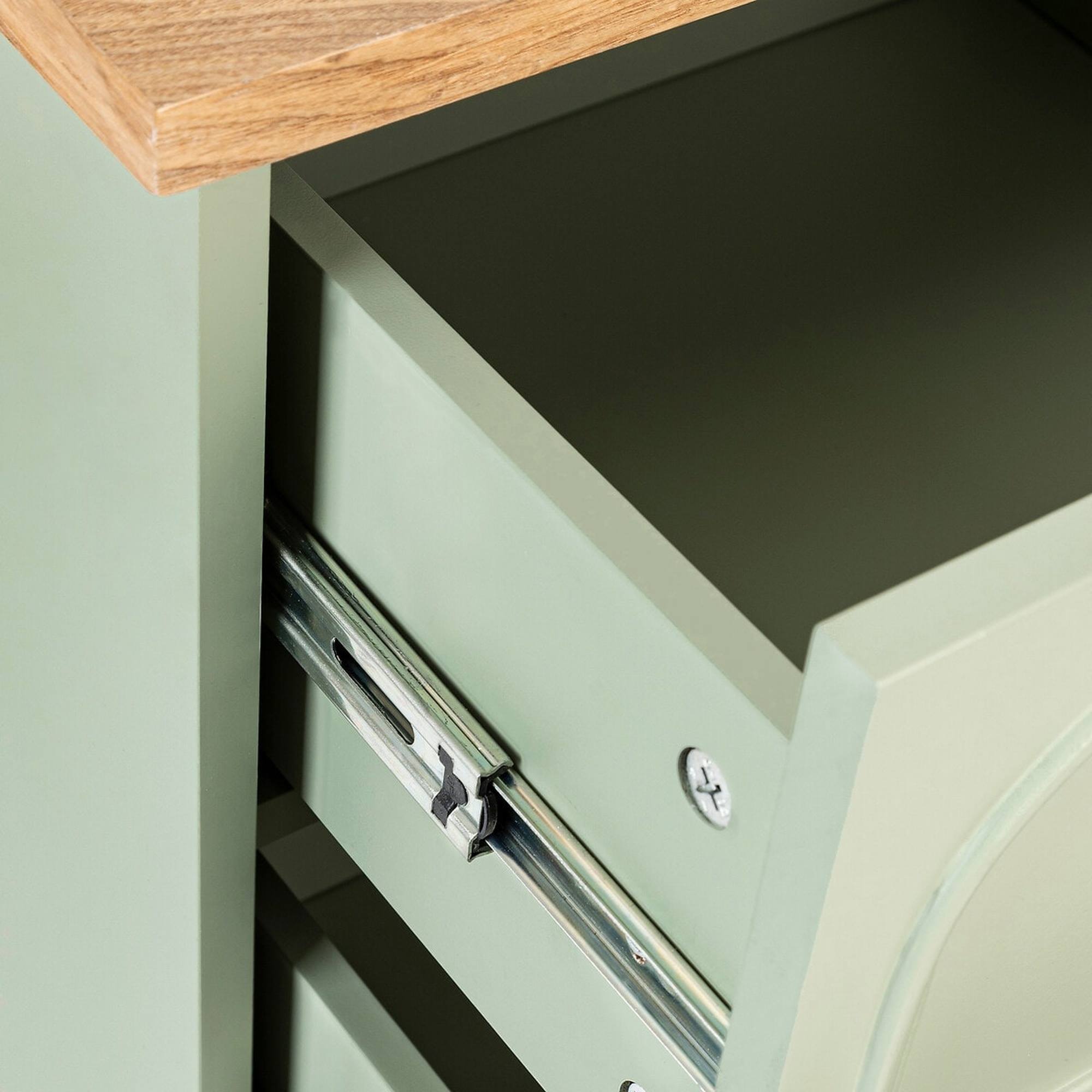 Mohea Chiffonier verde celadón 5 cajones