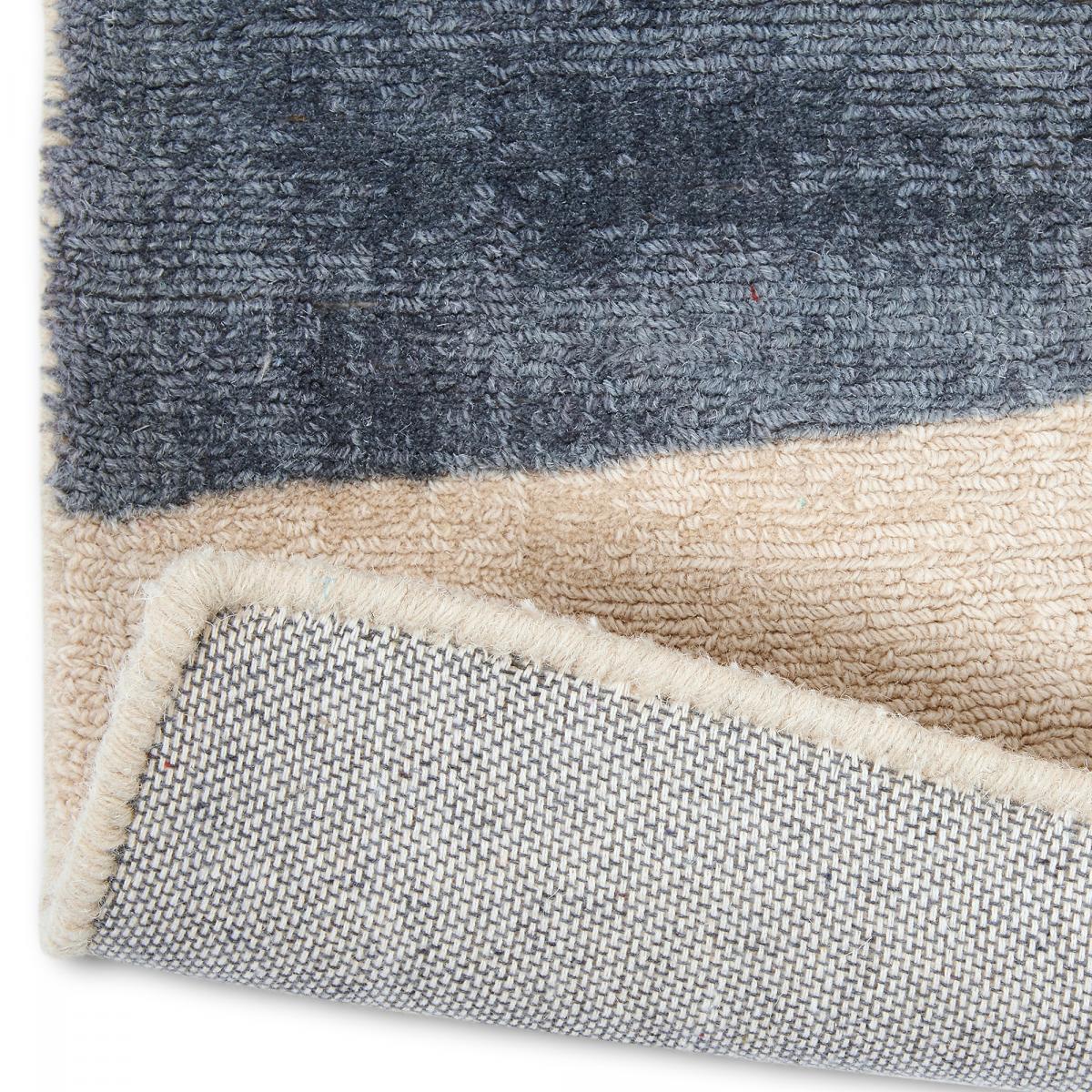 Tapis salon et chambre fait à la main en laine motif abstrait NUITORK