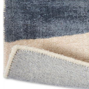 Tapis salon et chambre fait à la main en laine motif abstrait NUITORK