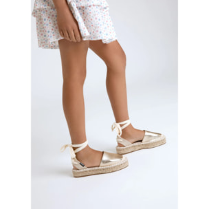 B&W Break&Walk - Sandali estivi in juta con zeppa per donna e bambina