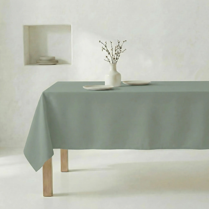 Nappe antitache au toucher tissu imperméable GRIS